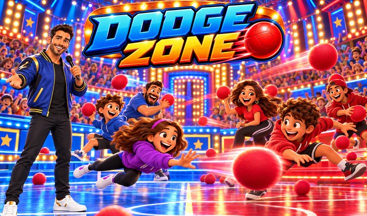 Dodge Zone — Dodge. Throw. Catch! Last team standing wins.